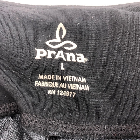 Prana | Women’s Dark Gray Textured Crop Leggings - Picture 4 of 9